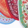 Doll House Mini Floor Decoration Carpet Small Cloth Miniature Living Room Scene Oval Woven Floor Mat