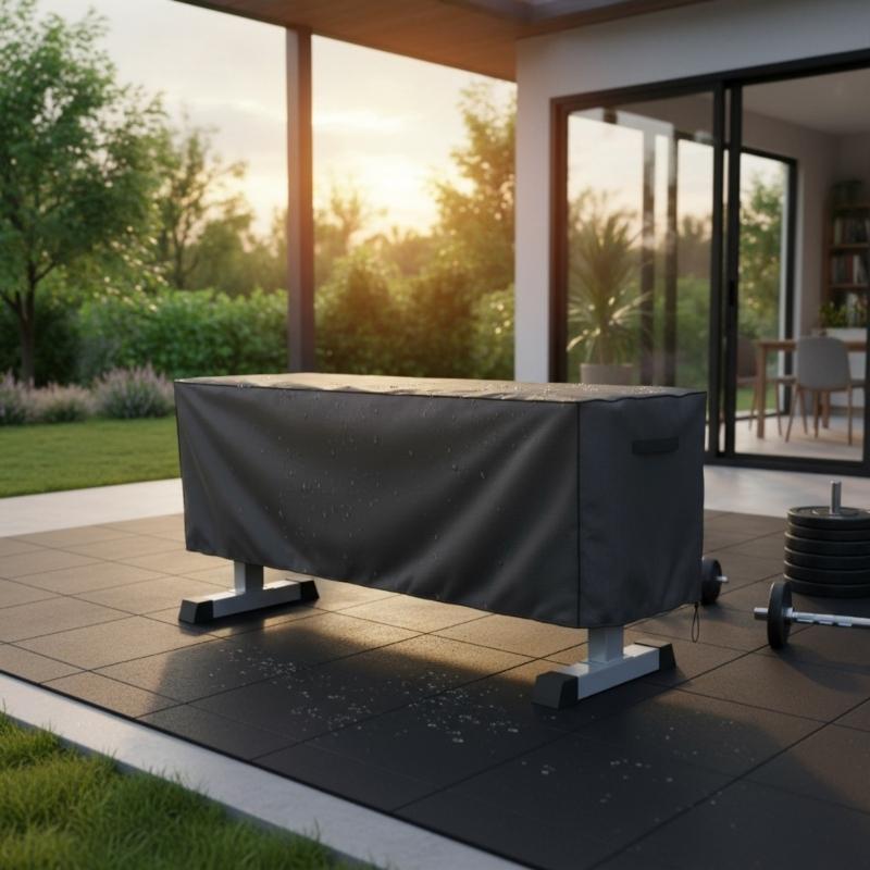 Oxford Cloth Exercise Benches Protector Waterproof Weight Benches Cover Tear Resistant Outdoor Fitness Equipment Cover