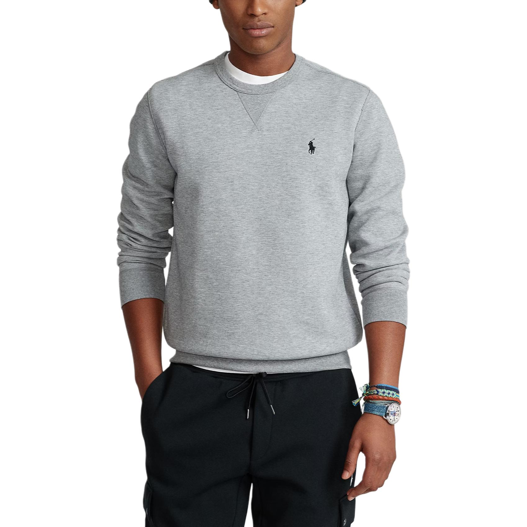 

Мужской свитшот Polo Ralph Lauren с круглым вырезом, длинными рукавами и вышитым логотипом пони XS