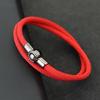 Noter Fashion Men Bracelet With A Grade 4mm String Bilayer Unique Magnet Buckle Cord Chain Braslet Multiple Colors Available