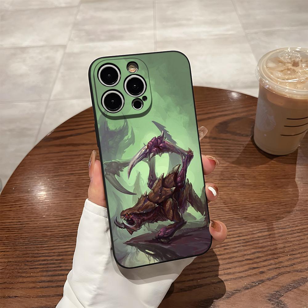 Phone Case For 17 Pro Max Iphone 14 Pro Max 12 16 15 13 Pro 11 Xr X Xs 8 7 Plus Back Cover Game About S-StarCraft 2 Zerg