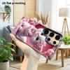 Phone Case: 2D Flat Samsung Galaxy A34 A35 M05 M06 S20 S22 S21 FE Plus 5G Protective Case, Couple Style, Cherry Blossom White Cat, Christmas and Hallo