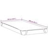 VidaXL Protège-matelas blanc 100x200 cm imperméable,drap de lit,literie,housse de drap-housse,drap-housse,housse de 4100169