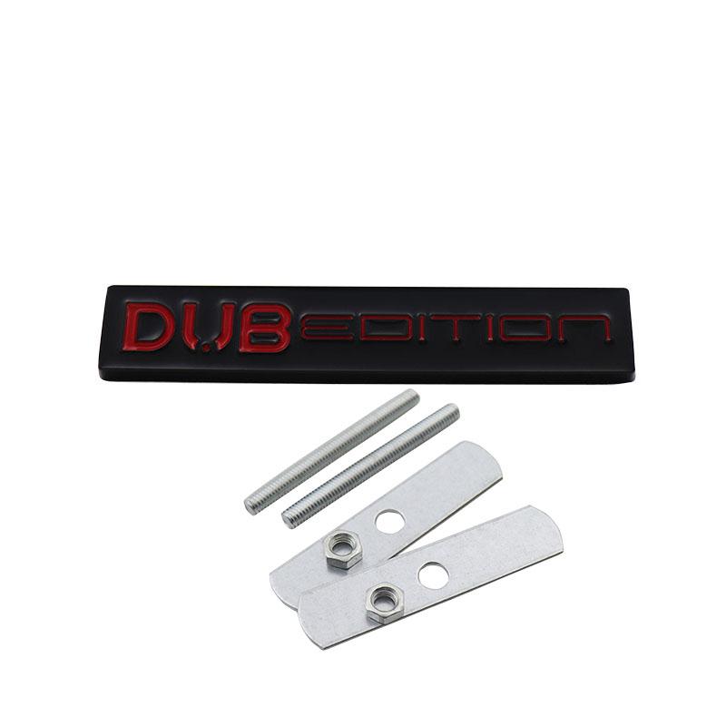 Car Styling DUB Edition for Car Fender trunk Decal Emblem Badge Sticker