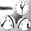 Wall Clock Decorative Minimalist 30cm Dance Theme Ornament for Living Room Office Study