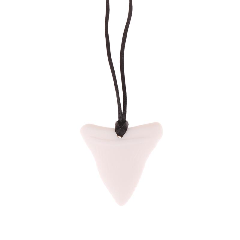 Denti di Squalo Baby Forma Dentiere Collana da Masticare in Silicone Per Autismo Mordersi Masticare Cura del Bambino Perline Senza BPA