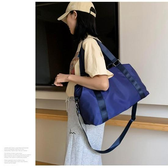 Cross-Border Women's Large Capacity Casual Sports Fitness Bag - Korean Style Shoulder Handbag & Yoga Bag