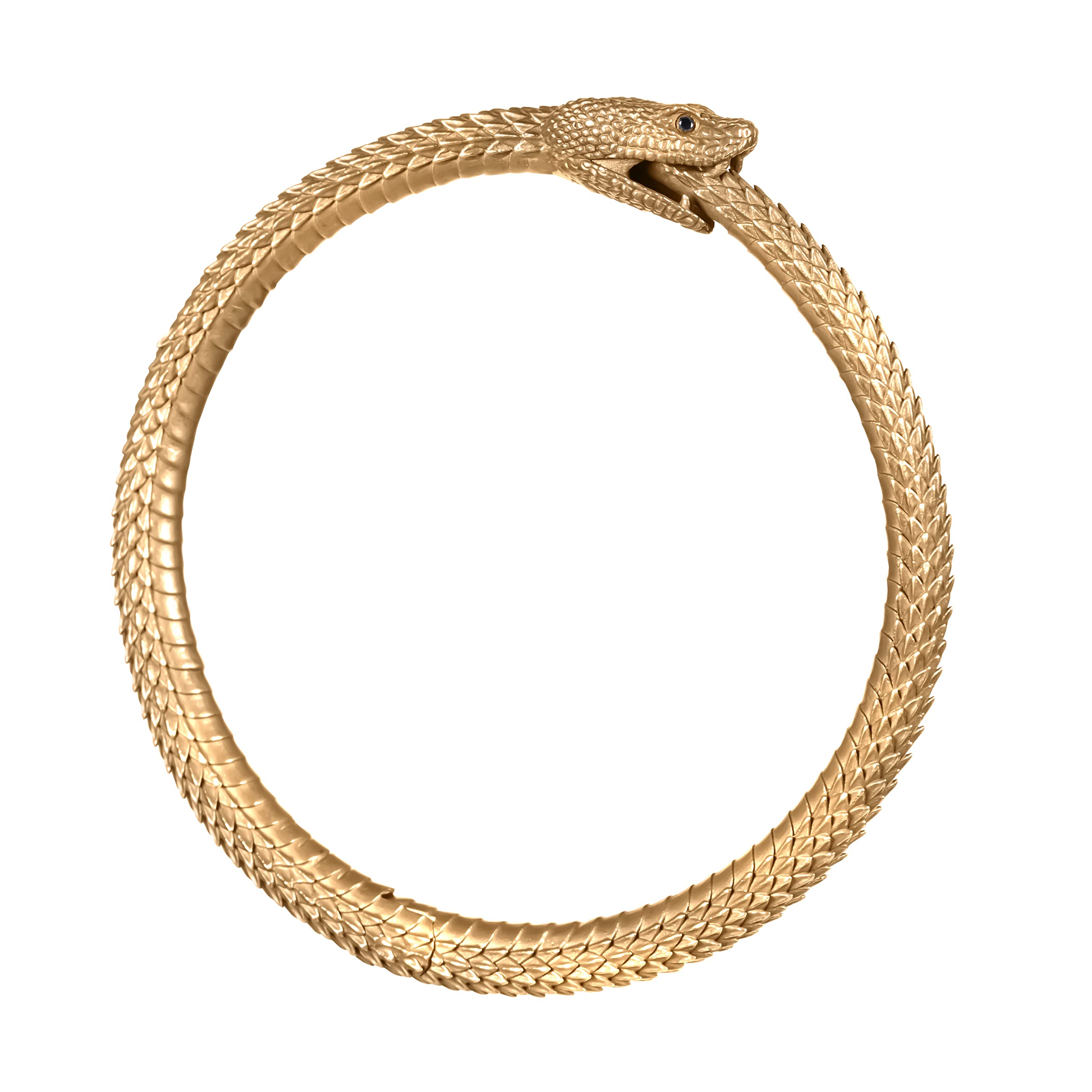 

Python Bracelet Ouroboros Bangle Snake Bangle Snake Brass Unisex Accessory High Quality Original Design Unique [COPPERTIST.WU] (60mm)