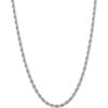 3mm Rope Chain Necklace for Men, Silver Tone Mens Chain Necklace, Stainless Steel Necklace Chain for Men Women, Jewelry Gift