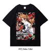 Highschool of the Dead Saeko Busujima Manga Style T-Shirt, Unisex Anime Fan Streetwear Tee, 100% Cotton Casual Short Sleeve Top