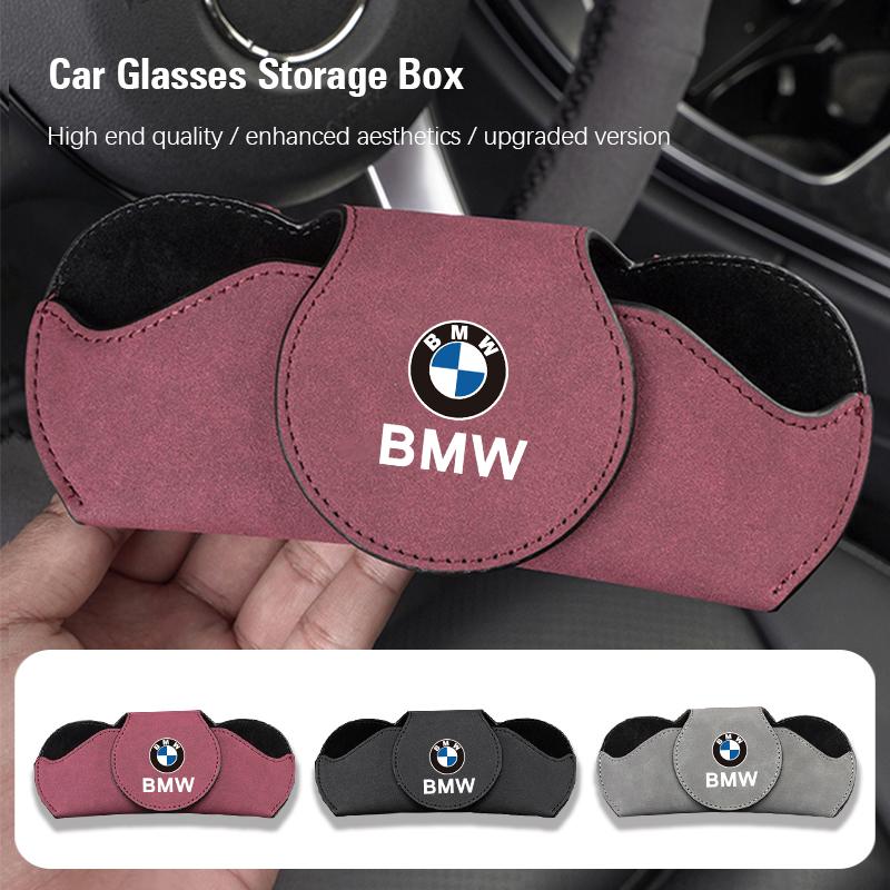 BBKW7 Fashion Interior Styling Sun Visor Sunglasses Holder Glasses Box Organizer For BMW E46 E90 E60 F30 F10 E39 E36 F20 G20
