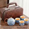 Ru Kiln Portable Ceramic Travel Tea Set