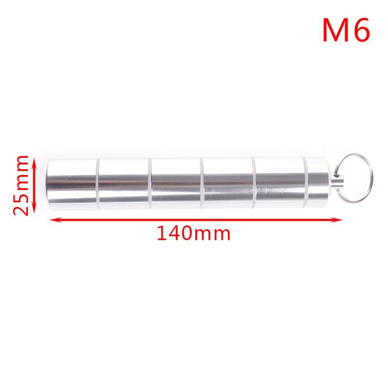 Pill Cans Mini Waterproof Stainless Steel Sealing Bottle Outdoor EDC Survival Pill Box Container Casule Pill Bottle Tank Case