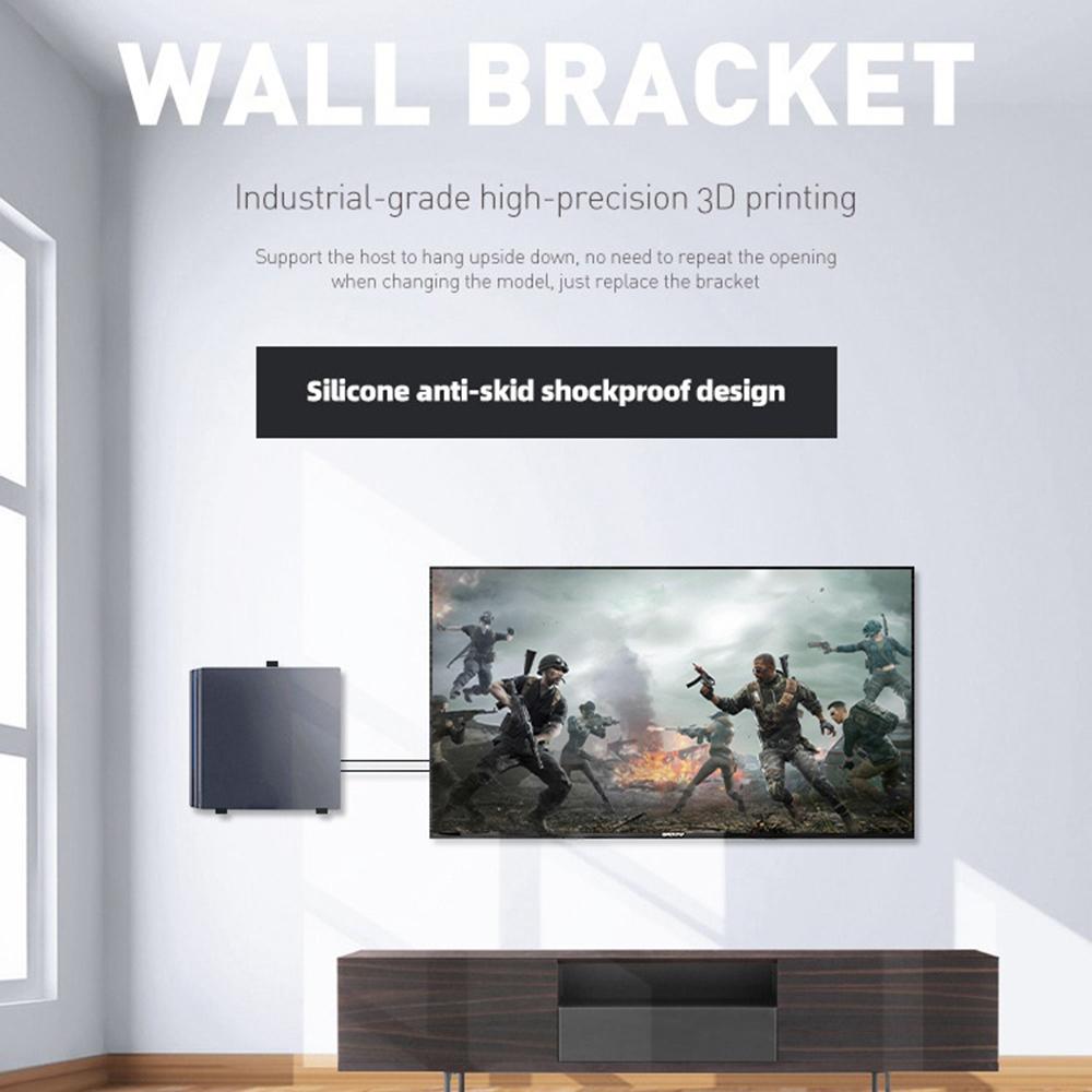 DATA FROG 1 Set for Sony Playstation 5 Game Console Storage Bracket Wall Mounted Holder Rack