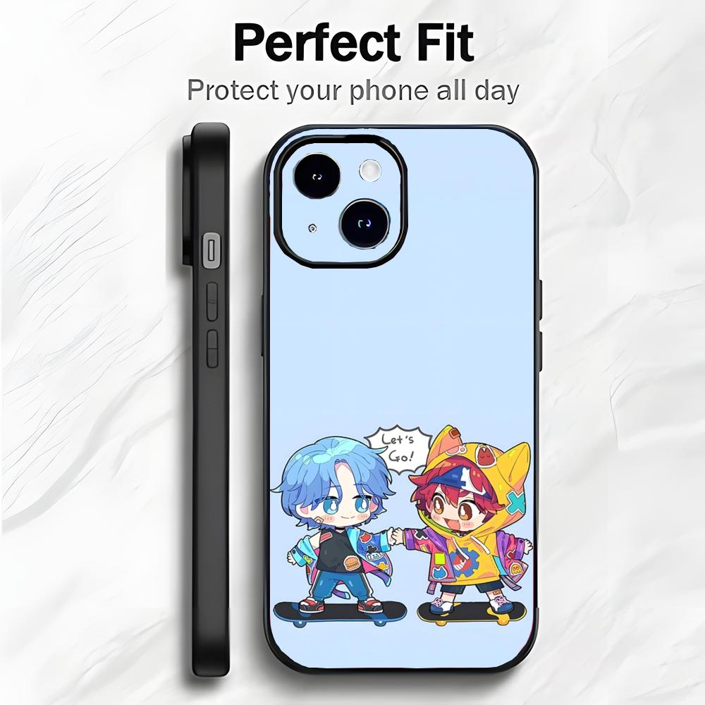 Cool Japanese Anime S-SK8 the Infinity Phone Case Phone Case Soft Packaging Lightweight For iPhone17 16 15 14 13ProMax