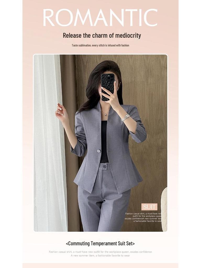 Professional Women's Formal Suit Set for Office and Salon Workwear