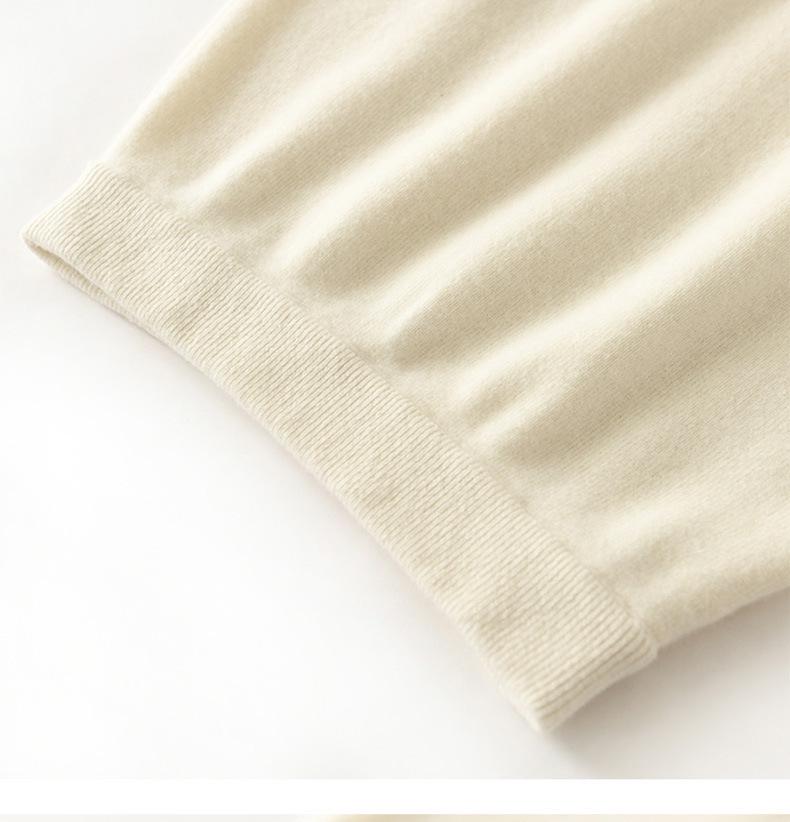 High-Waisted Slim Cashmere Knit Midi Skirt - Hip-Hugging 100% Wool Pencil Skirt for Women, Thickened for Autumn and Winter.