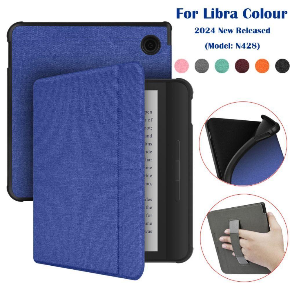 7 inch Smart Magnetic Case Hand Support Protective Shell for Rakuten KOBO Libra Colour 2024