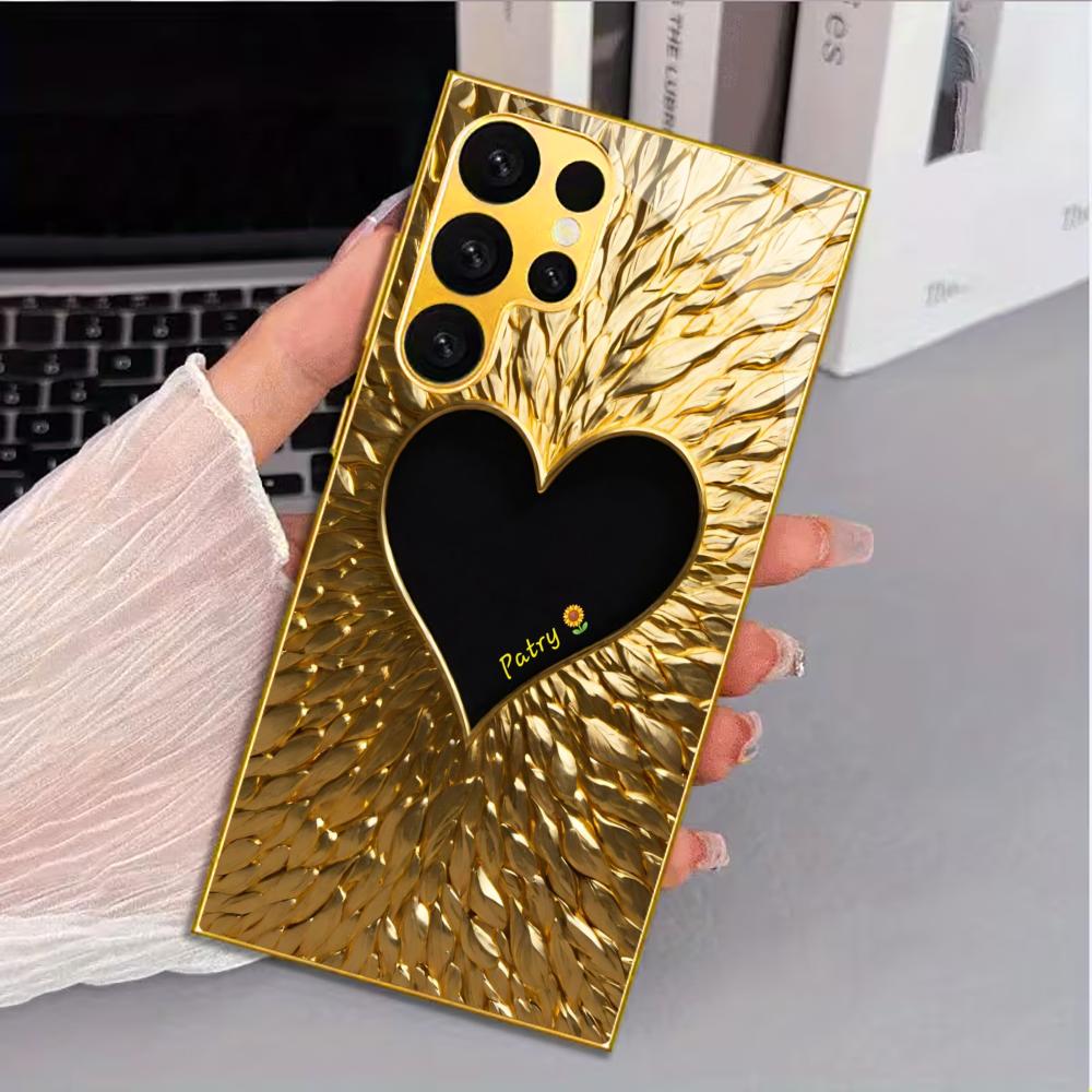 

Love Pattern Hard case Men and women Glass PhoneCase for Samsung Galaxy S26 S25 S24 S23 S22 FE Ultra Plus Dropresistant lovers GalaxyS25