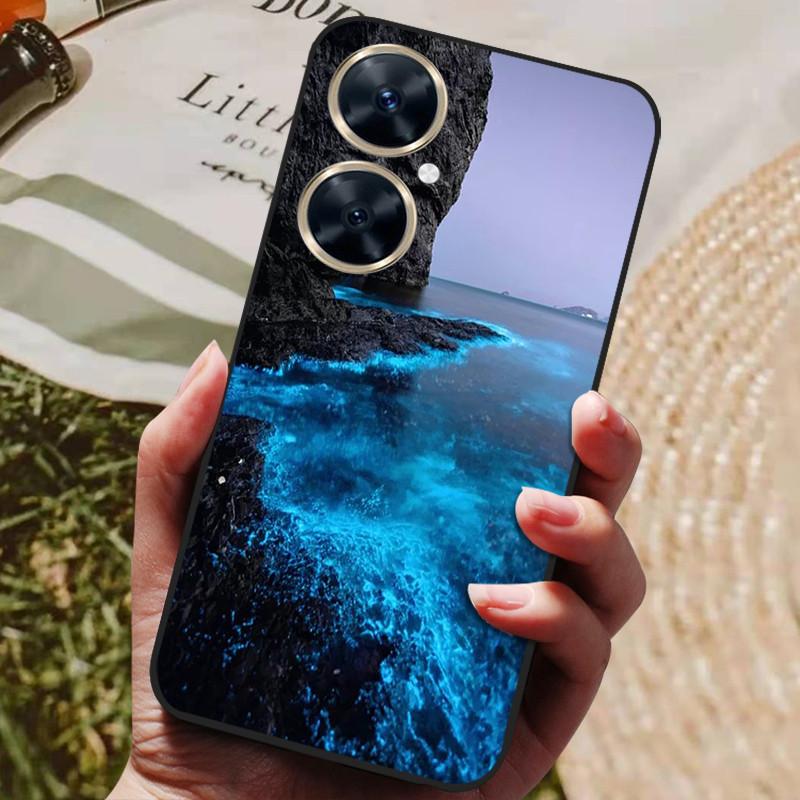 Für Huawei Nova 11i Hülle Nova11i 11 i Schwarzer Wolf Weiche TPU Silikon Rückseite Für Huawei Nova 11i MAO-LX9 Handyhülle Funda Coque