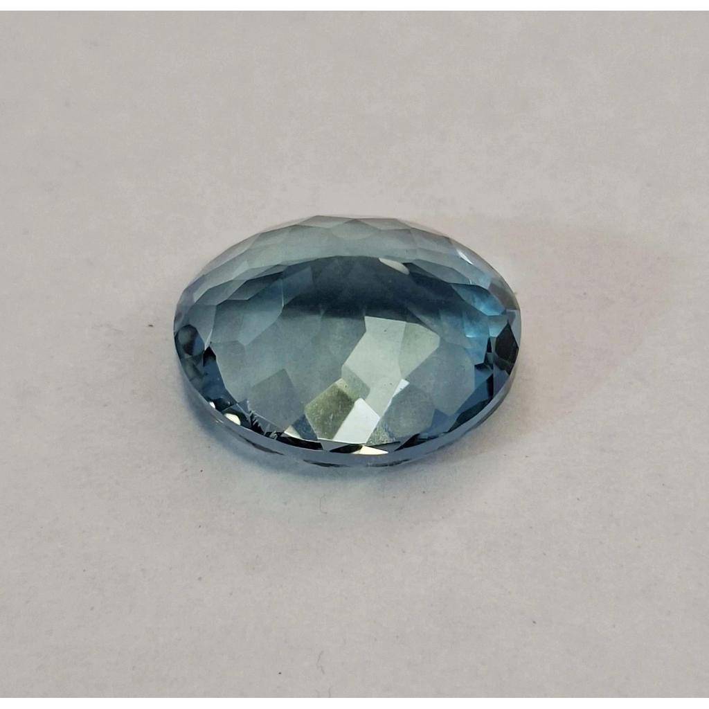 Stunning Bluish Green Tourmaline Natural Oval Cut 9-11 Ct Certified Gemstone