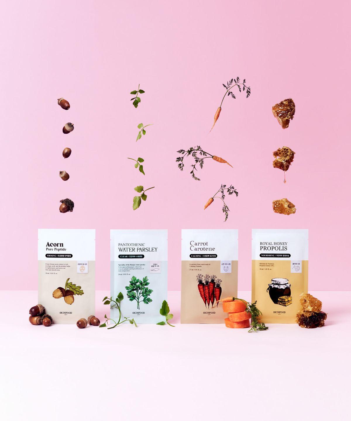 Dangtomi Honey Mask 4 Types 20-Pack Set (4*5 Sheets)