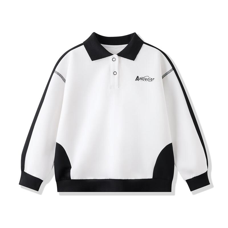 ASK JUNIOR Boys' Polo Collar Academy Style Sweatshirt
