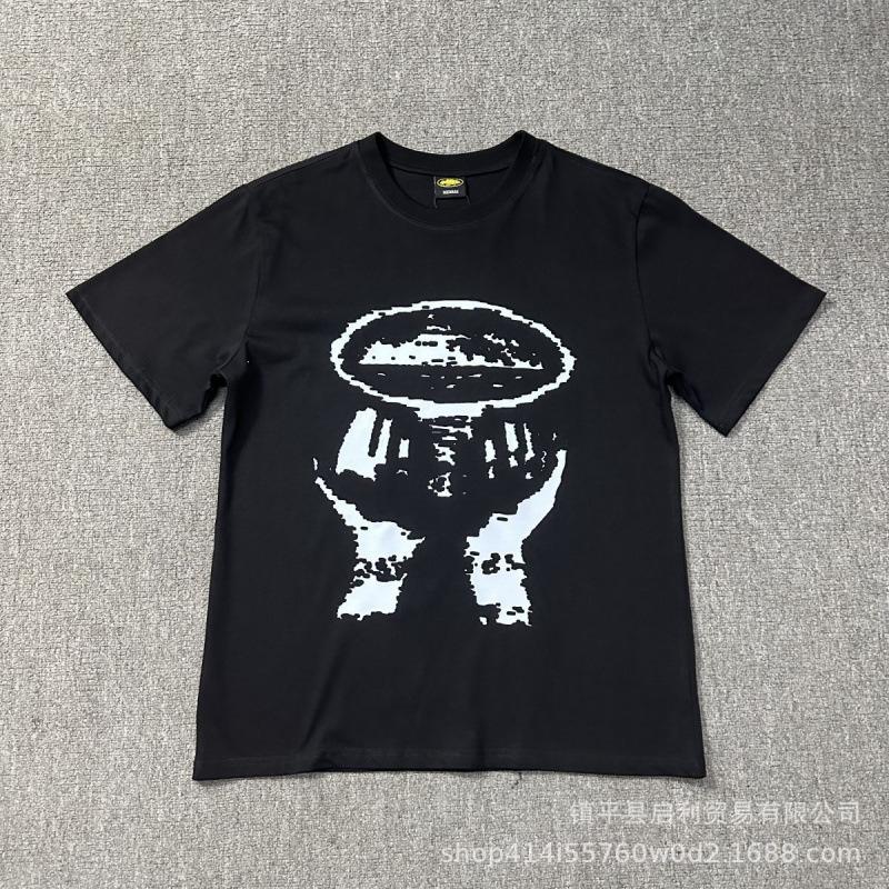 New High Street Corteiz Alcatraz Fun Letter Print Men's and Women's Casual Short Sleeve T-Shirt