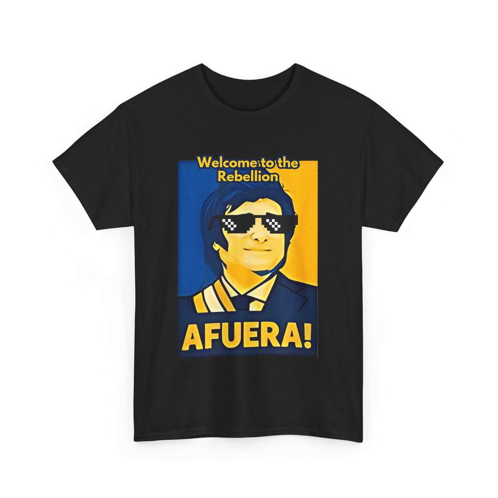 Welcome to the Rebellion Afuera with Glasses Women Men T-Shirt Mens Womens Tees Top S