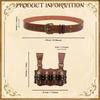 PU-Gürtel-Set Mit Alchemie-Phiole Für Rollenspiel-Kostüme Und Steampunk-Accessoires Halloween Cosplay