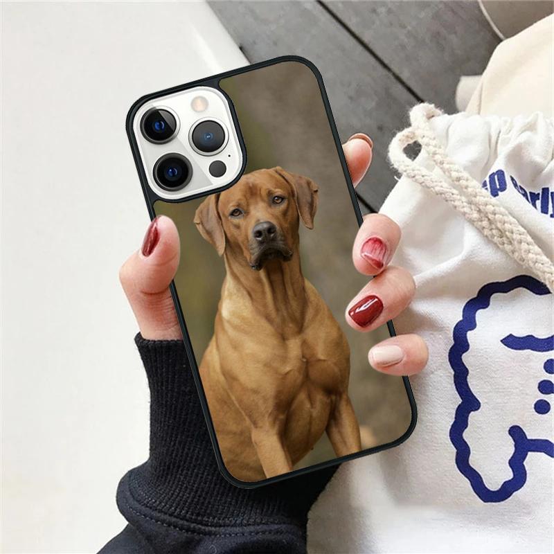 Rhodesian Ridgeback Dog Phone Case For iPhone 17 Air 15 16 Cover 11 13 14 Pro Max 12 Plus Max Fundas