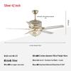 Mengpao American Light Luxury Crystal Ceiling Fan Light