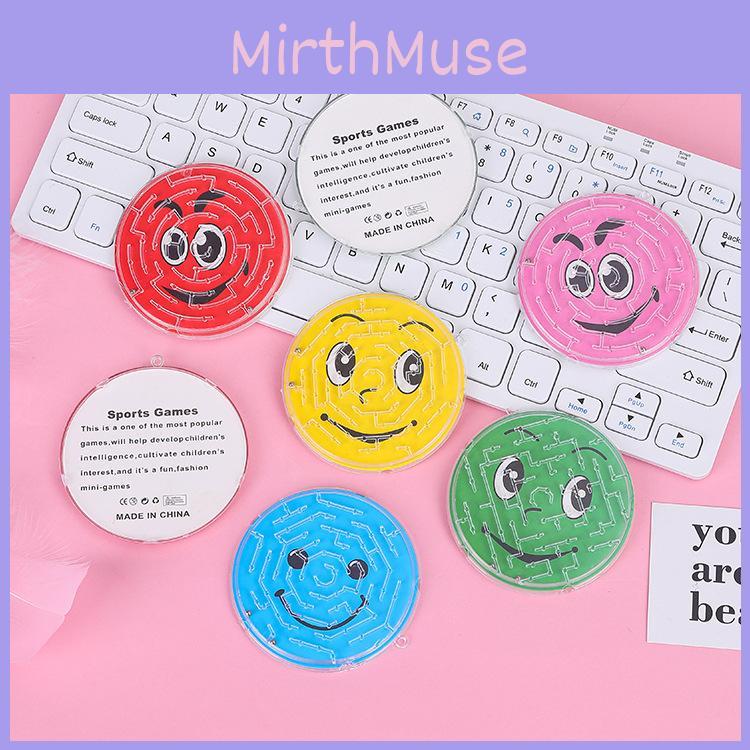 Kids With Learning Plastic Smile Face Maze Ball Track Toy For Skills Cognitive
