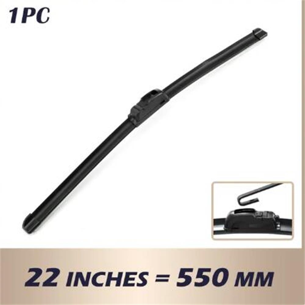 Universal U-type Car Wiper Blades Soft Rubber Windscreen Wipers Auto Windshield 14" 16" 17" 18" 19" 20" 21" 22" 24" 26" Fit Hook