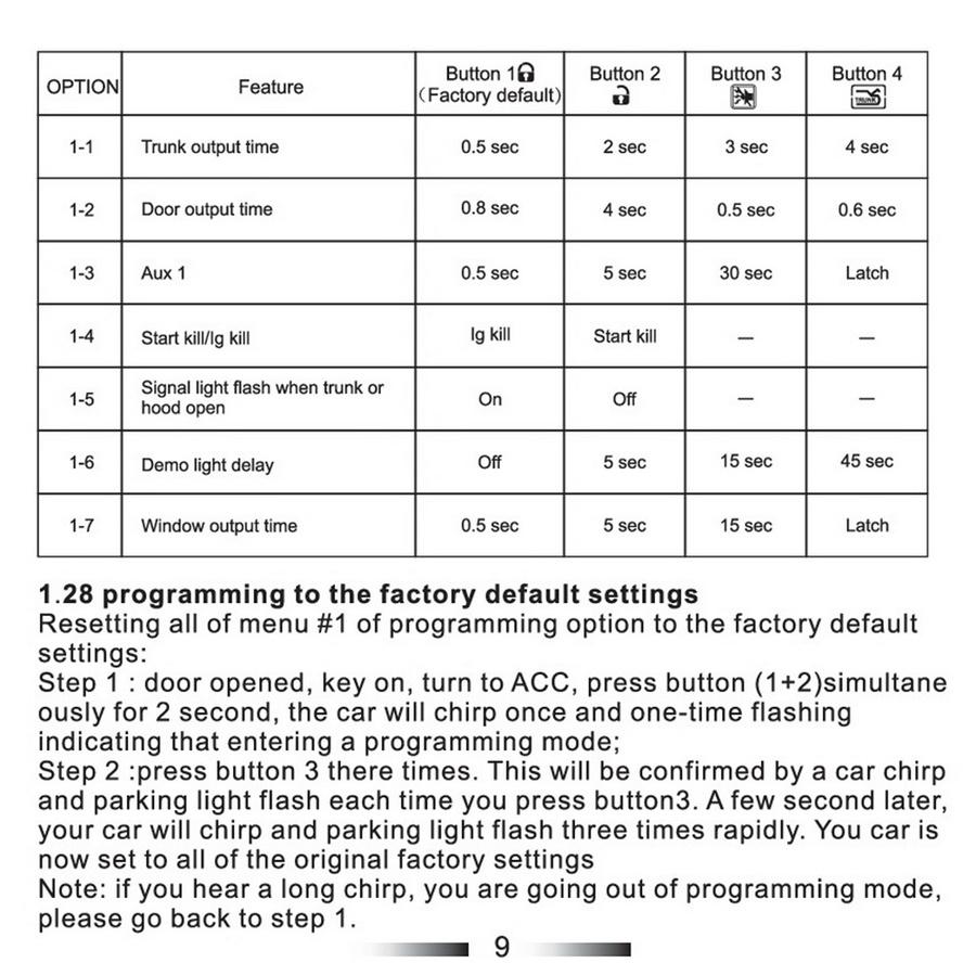 Universal 12V 2-Way Car Alarm Security System Remote Engine Start Anti-hijacking