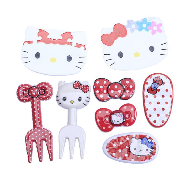 Xiaohongshu-Style Shoe and Hair Accessories: Hole Shoes Decorations, Hair Clips, Ties, Refrigerator Magnets