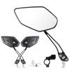 Bicycle Handlebar Rear View Mirror Adjustable Rotatable Reversing Mirror Electric Bike Scooter Accessories