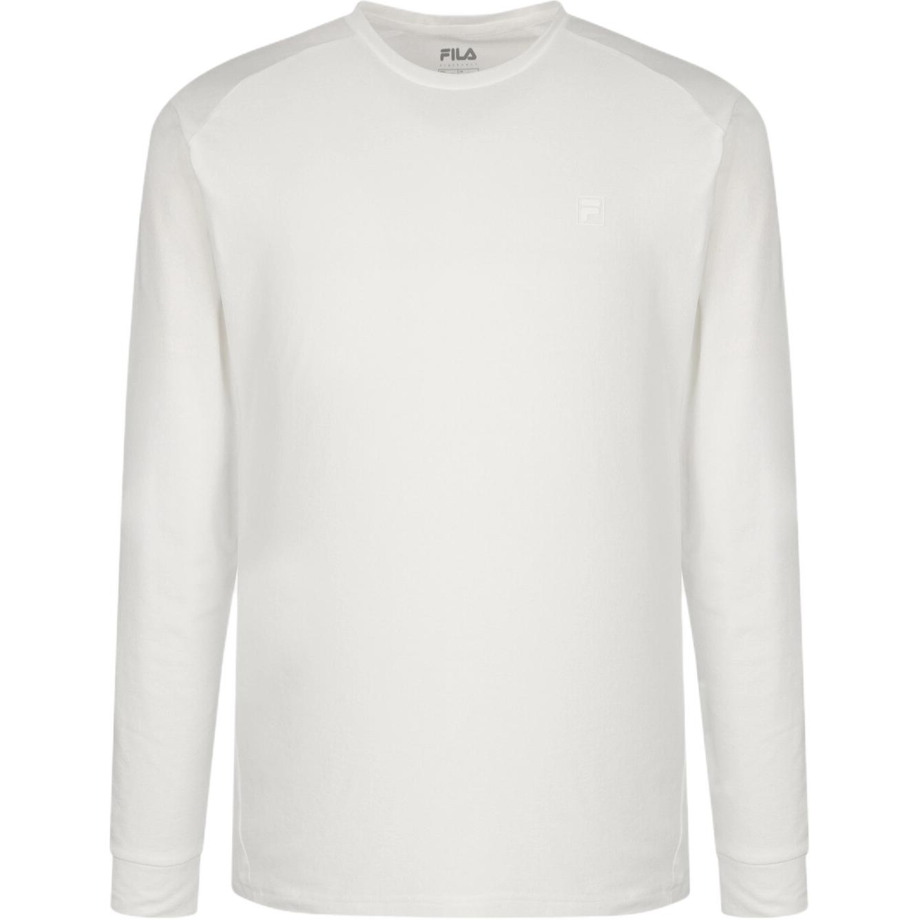 

FILA Essentials Однотонная футболка с круглым вырезом и длинным рукавом Унисекс топы FS261RL02U002191 XL