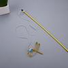 Interactive Kitten Teaser Wand Dragonflies Design Cats Toy with Bells For Fun Play Activity Indoor and Outdoor Playtimes