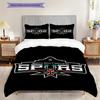 Biancheria da letto San Antonio Spurs(1 * copripiumino + 2 * federa, senza nucleo)Regalo di compleanno di Natale Morbido e confortevole