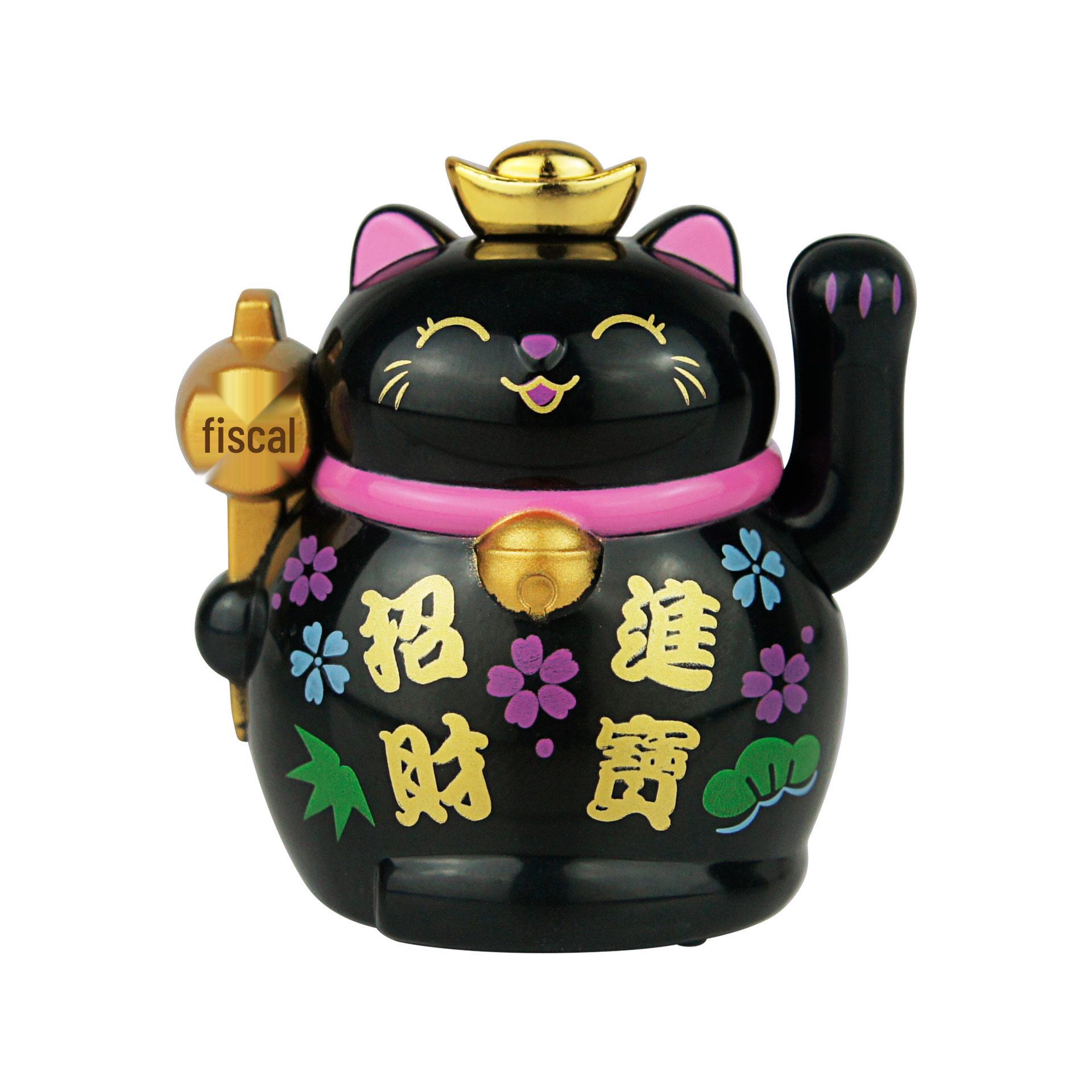 

2-Inch Solar Waving Fortune Cat Ornament for Home & Car Decor