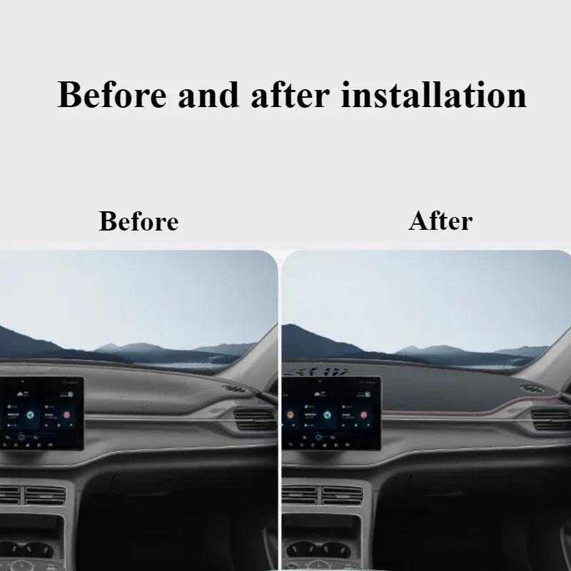 Central Control Dashboard Sunscreen Dark Pad For BYD KING DMI BYD Chazor Interior Supplies Modified Parts Accessories Sunshade