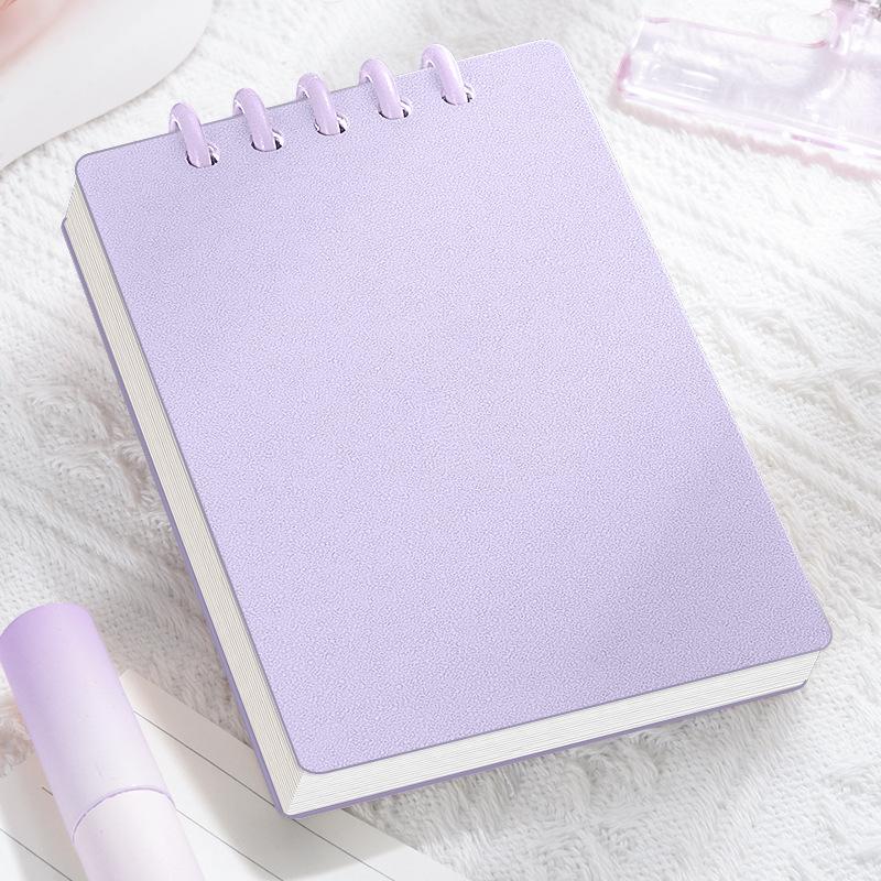 

Карманный блокнот A7 Тактические всепогодные карманные блокноты с разлинованными страницами, блокнот на спирали, мини-блокнот для заметок 1PCS фиолетовый