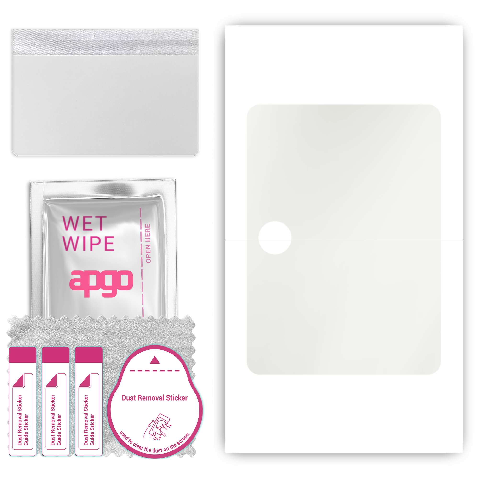 

apgo MATTE Protective Skin Sticker for the back compatible with Oppo Pad 2, Wrap Film, Hydrogel Film, Flexible, Soft TPU with positioning layer easy i