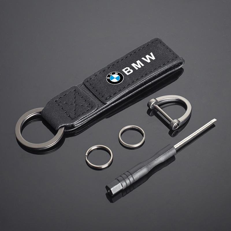 Car Keychain Chain Leather Keyring For BMW 1 2 3 4 5 7Series X1 X3 X4 X5 X6 X7 F10 F20 F30 G20 G30 F15 F16 Auto Accessories lcjh49
