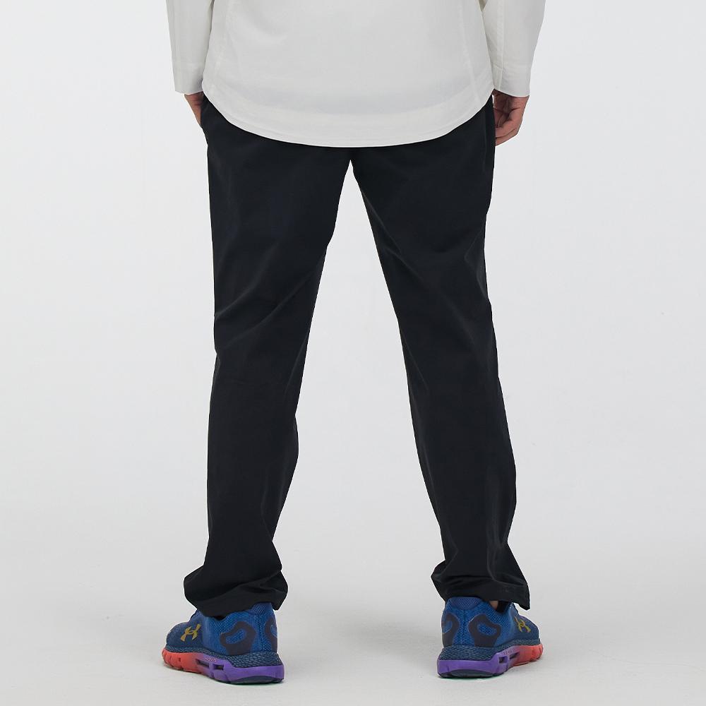 Under Armour Woven Low-Rise Straight Fit Knit Sports Pants Men Bottoms Black 21600709-001