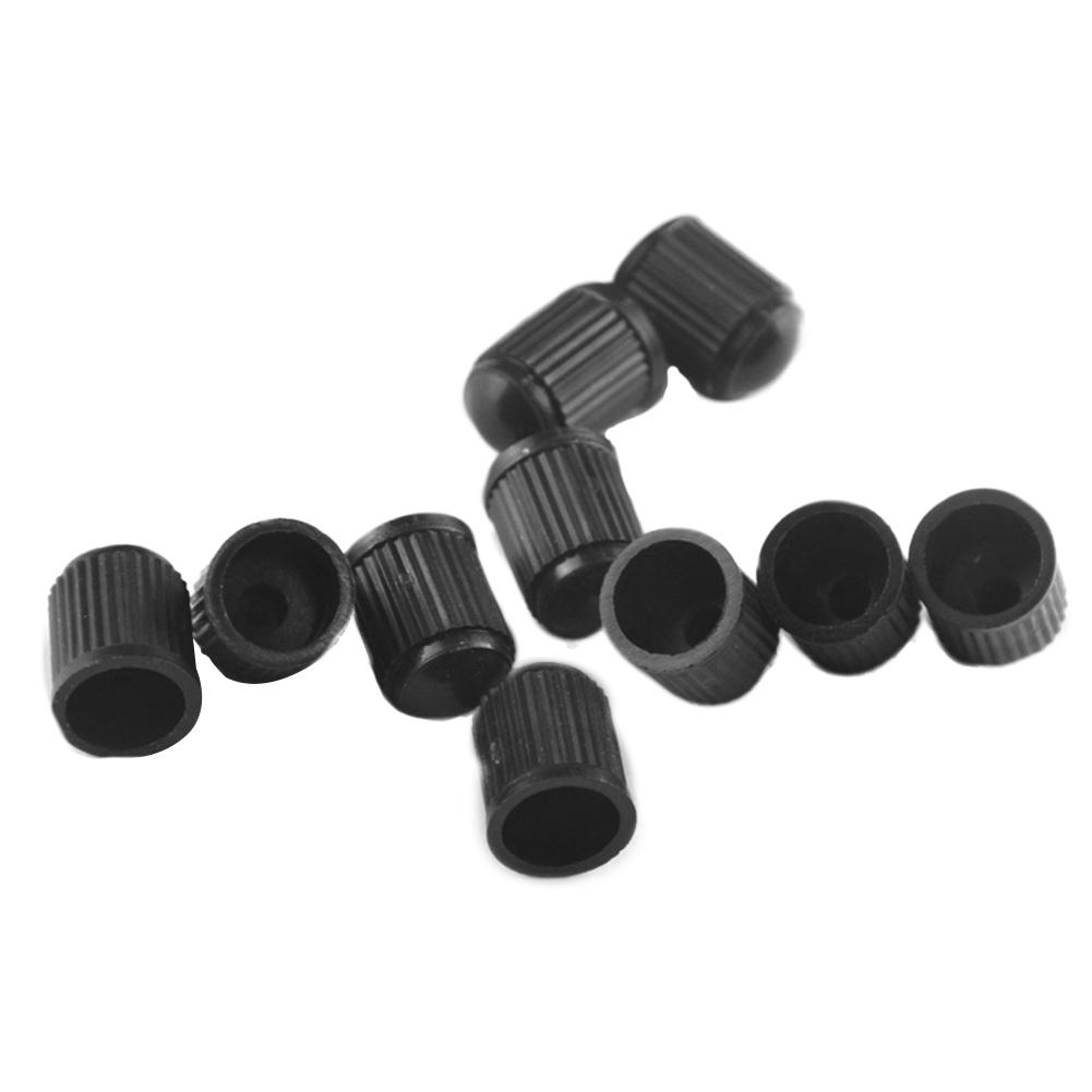 10pcs Valve Caps Car Tire Valve Stem Caps Dome Shape Plastic Tyre Valve Stem Auto Truck Bike Dust Proof Caps with Seal Ring