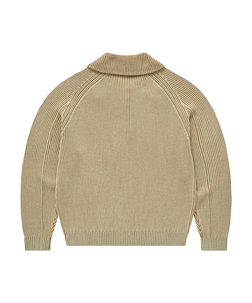 COVERNAT Half-Zip Knit Ivory