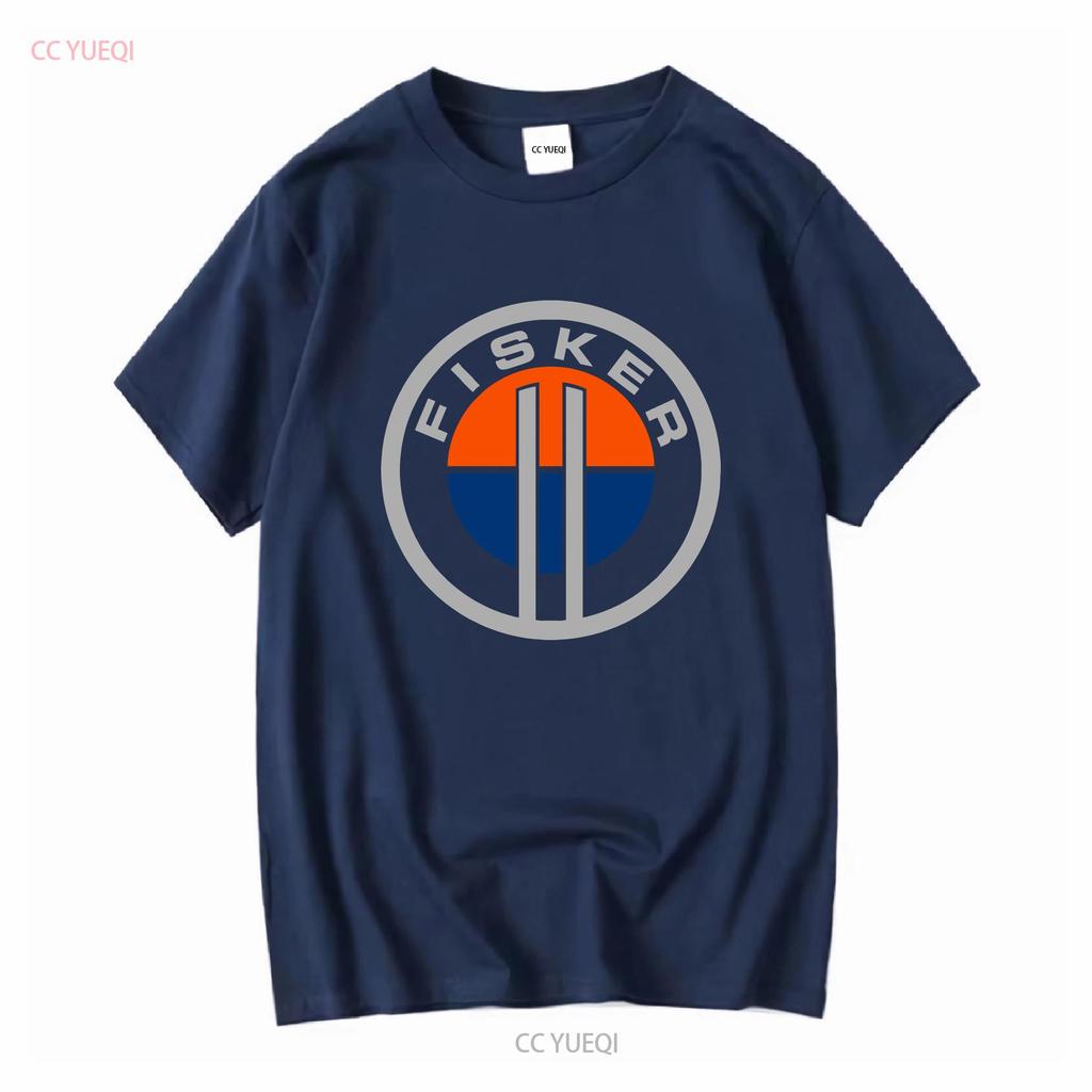 Fisker Ocean Logo Plážové Aktivní Tričko Vtipné Tričko Velikost S až 5XL vintage Prané designové oblečení Top pro každodenní nošení Strečový