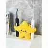 Plastic Star Shape Toothbrush Holder Bathroom Storage Organizer